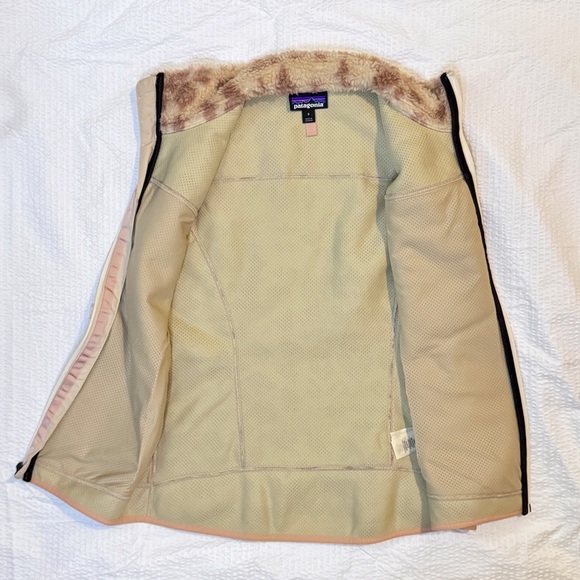 Patagonia Classic Retro-X Fleece Vest Small Sherpa Windproof Cream Tan - Picture 7 of 9